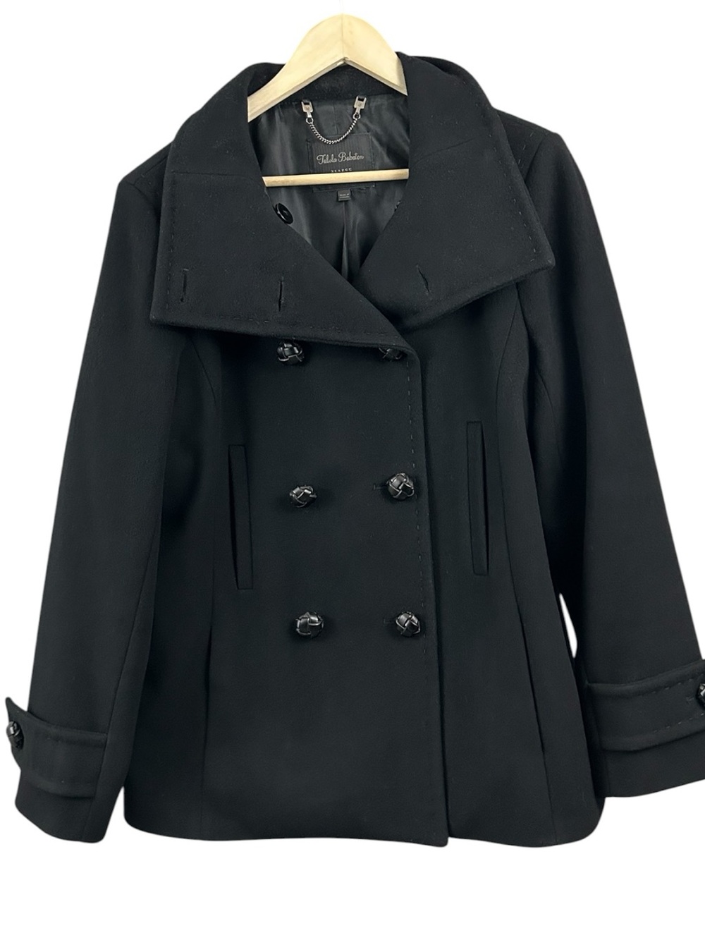 Aritzia Talula Babaton Cashmere Wool Blend Y2K OG Black Jacket Size XL